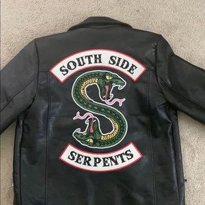 Unisex south side serpents leather jacket